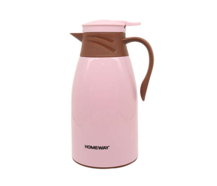 Homeway HW3442 1.3 LitrePlastic Body Vacuum Flask - Pink - Zoom Image