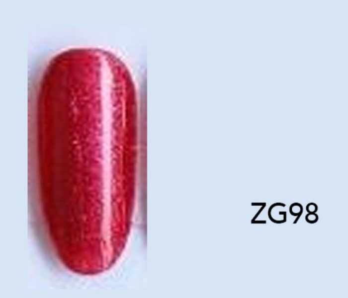 D Ellse ZG98 15ml Professional Glitter Gel Nail Polish - Red - Zoom Image 5