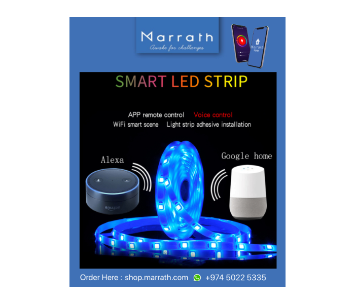 Marrath Smart Wifi 16 Million Colour Rgbw Led Strip Light - Zoom Image 3