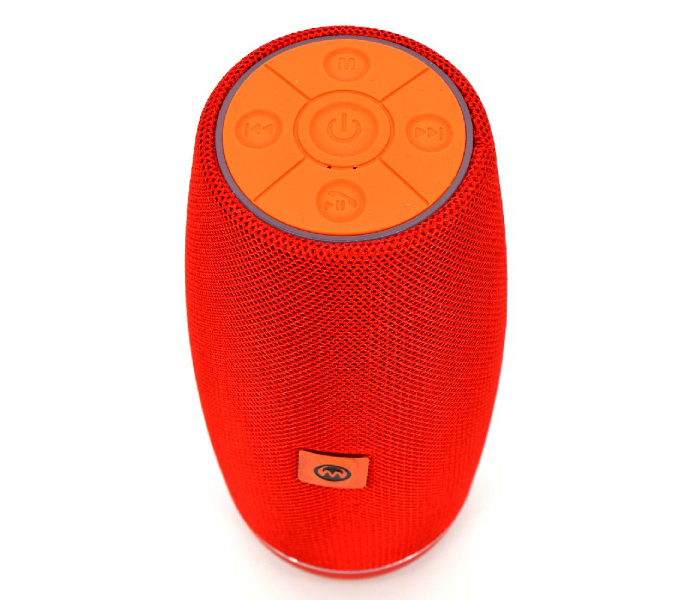 Microdigit MRS372T Mini Portable Bluetooth Speaker - Red and Orange - Zoom Image 2