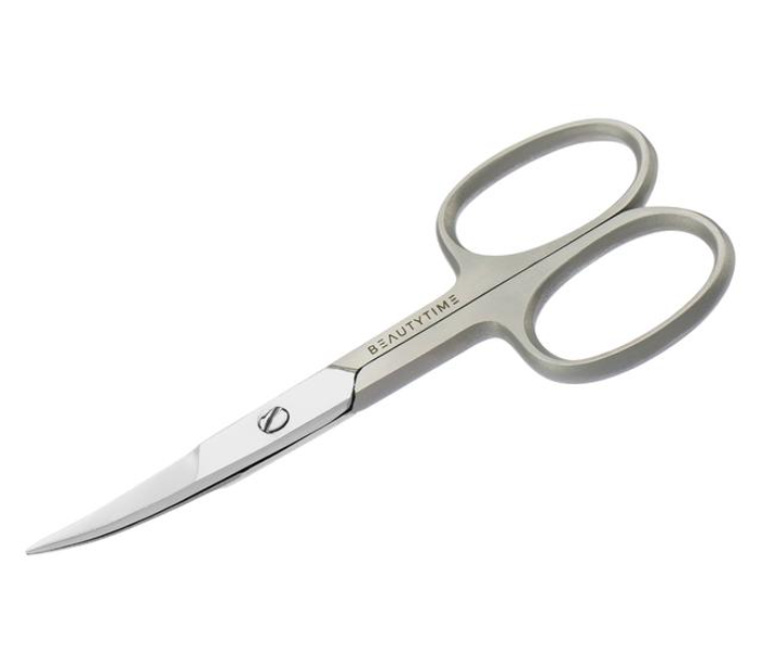 Beautytime BT102 Curved Nail Scissors - Silver - Zoom Image