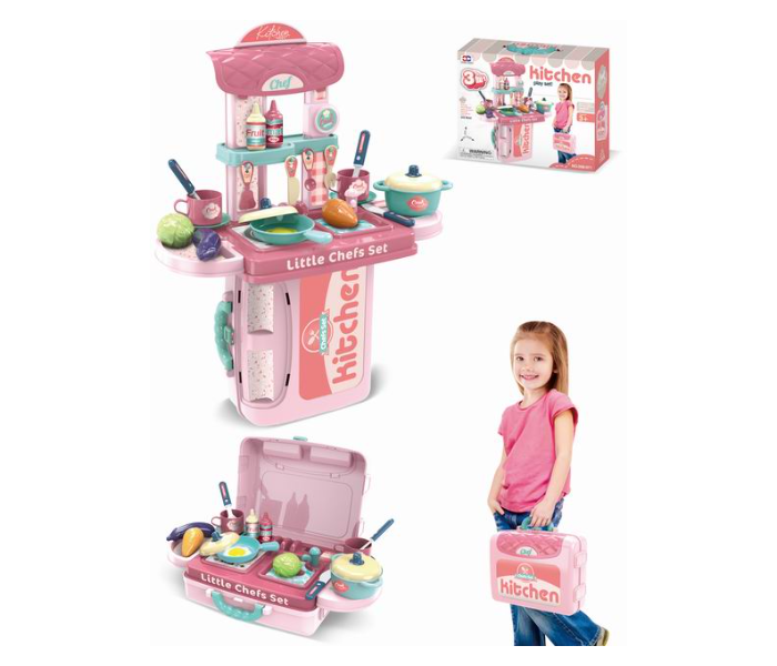 New Year Centre 008-971 3In1 Little Kitchen Play Set for Kids - Zoom Image