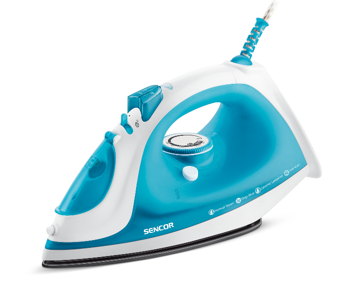 Sencor SSI 5421TQ 2200W Steam Iron - White and Blue - Zoom Image 1