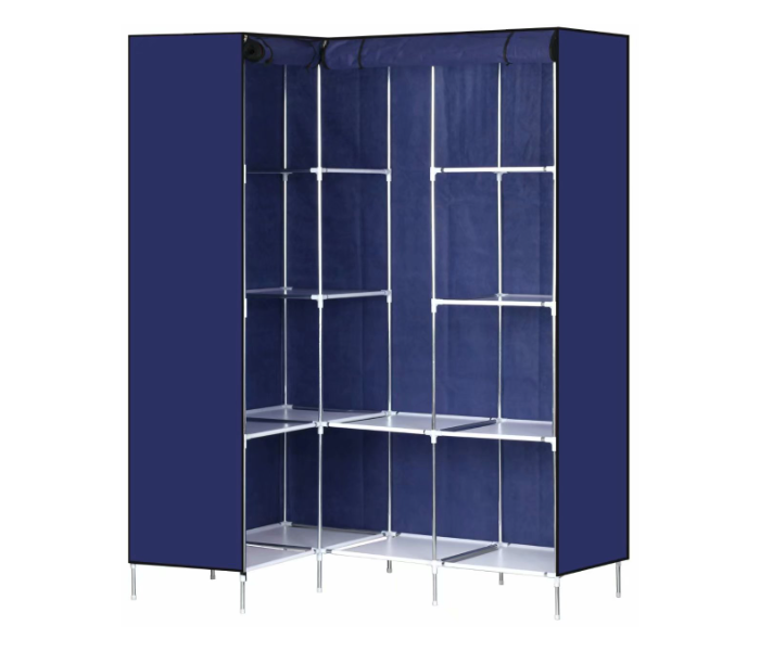 Multifunctional 88L88 Storage Wardrobe - Blue - Zoom Image 2