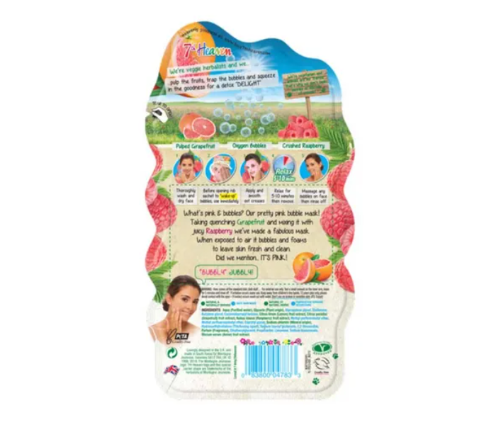 7th Heaven Pink Oxygen Bubble Face Mask - Zoom Image 2