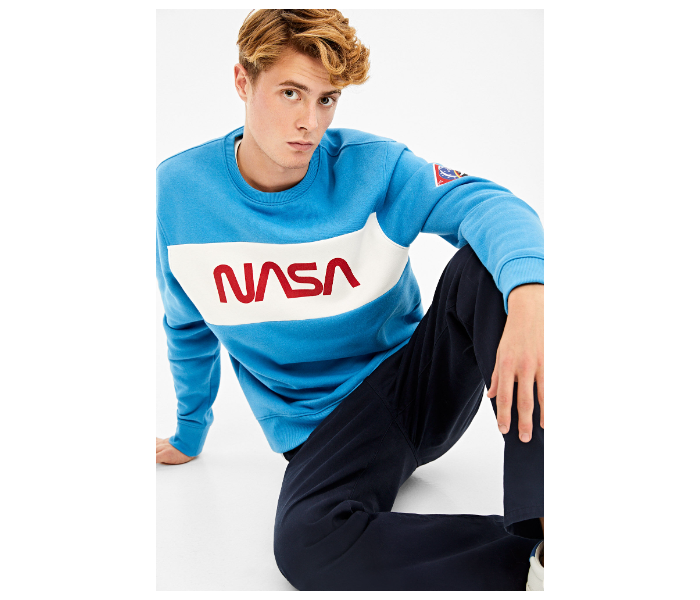 Springfield 009628884 XL Sweatshirt for Men - Blue - Zoom Image 2