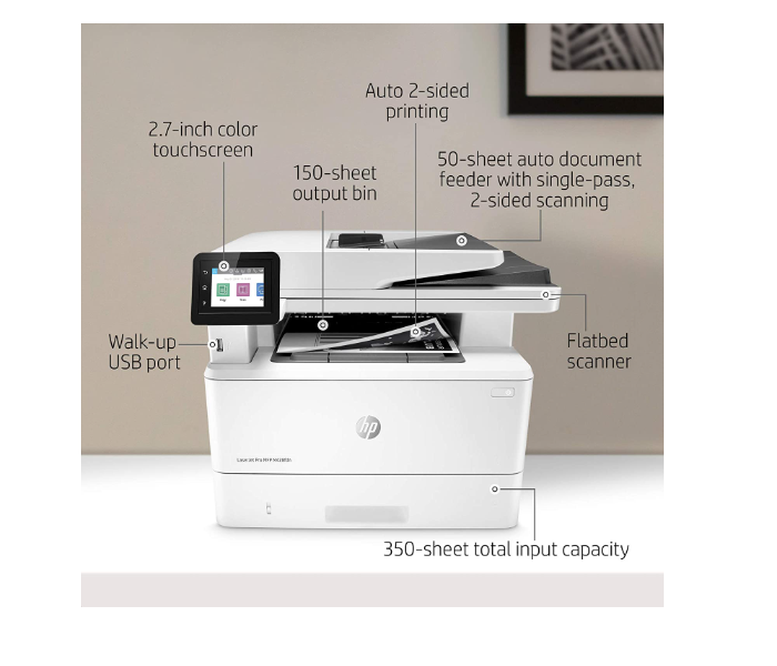 HP W1A29A MFP M428fdn LaserJet Pro - White - Zoom Image 2