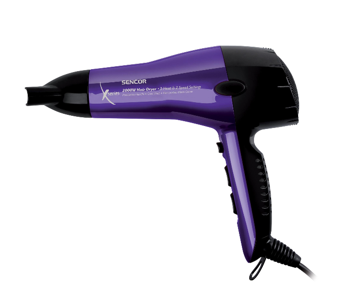 Sencor SHD 6600V 2000W Hair Dryer - Black and Purple - Zoom Image 1