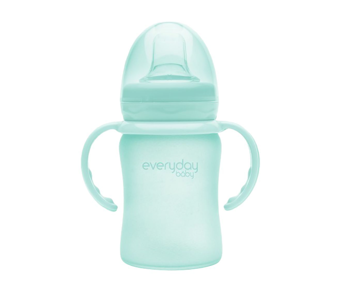 Everyday Baby 10312 150ml Shatter Protected Glass Sippy Cup - Mint Green - Zoom Image