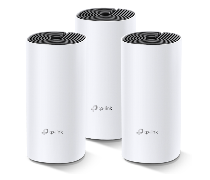 Tplink Deco M4 V1 AC1200 3 Piece Whole Home Mesh Wi-Fi System - White - Zoom Image 1