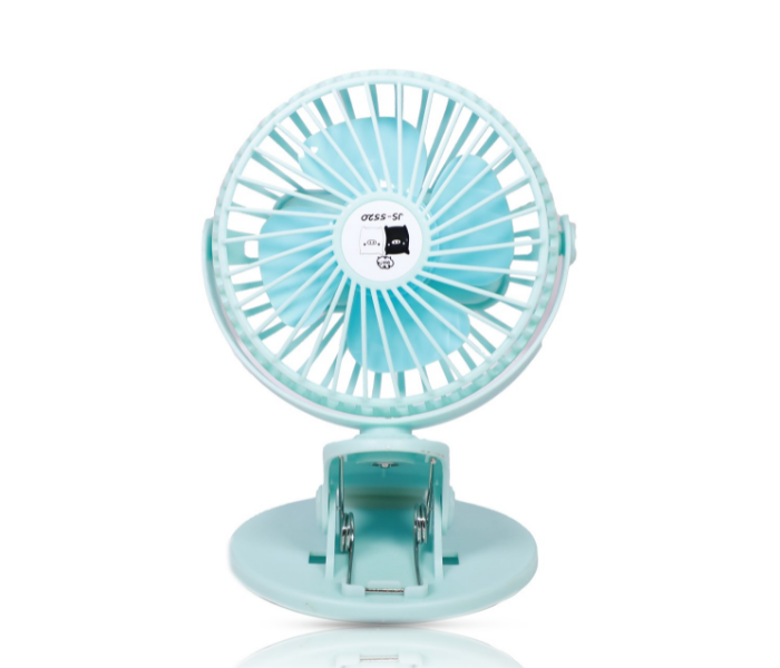 JS5520 Mini Thinning Table Clamp Fan - Blue - Zoom Image