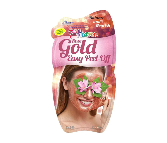 7th Heaven Rose Gold Easy Peel-Off Face Mask - Zoom Image