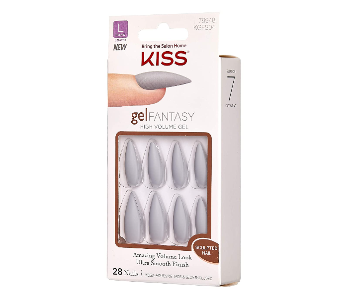 Kiss KSS107COS00247 Gel Fantacy Sculpted Nails - White - Zoom Image 2