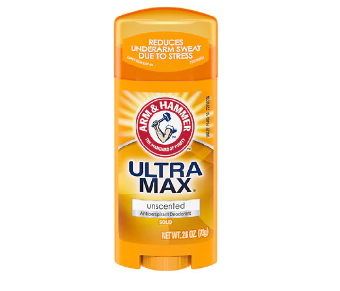 Arm and Hammer AH9460 73gm Ultra Max Anti-Perspirant Uncented Deodorant - Zoom Image