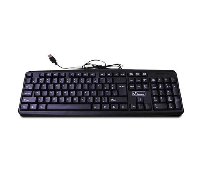 Crystal CY-K11 Desktop Keyboard - Black - Zoom Image 2