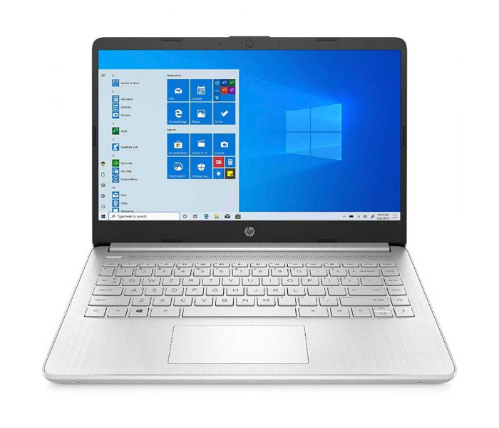 HP 14-DQ2055WM 14 Inch Intel Core i3 1115G4 4 GB RAM 256 GB SSD Windows 10 - Silver - Zoom Image 1