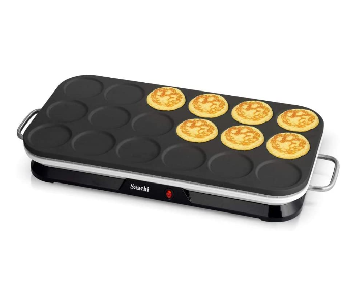 Saachi CM-1861 1600W 18 Piece Mini Crepe and Pancake Maker - Black - Zoom Image 1