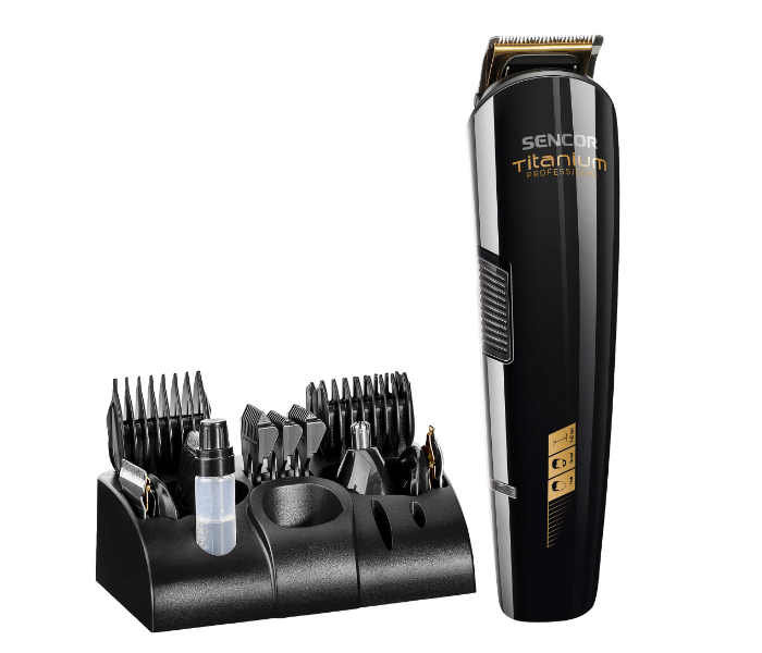 Sencor SHP 8305BK Titanium Professional Hair Clipper Set - Black - Zoom Image 2