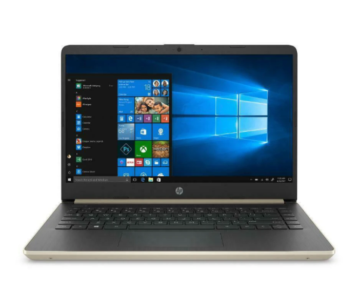 HP 14-DQ1038WM 14 inch HD Intel Core i3-1005G1 8GB RAM 256GB SSD Windows 10S - Pale Gold - Zoom Image 1