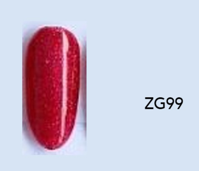 D Ellse ZG99 15ml Professional Glitter Gel Nail Polish - Red - Zoom Image 6