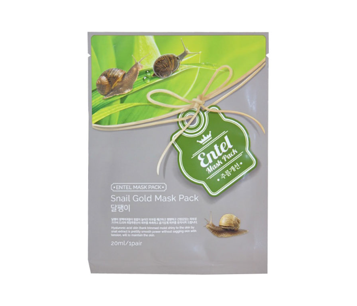 Entel Snail Gold Face Sheet Mask - Zoom Image