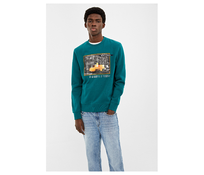 Springfield 009621086 XL Sweatshirt for Men - Teal - Zoom Image 1