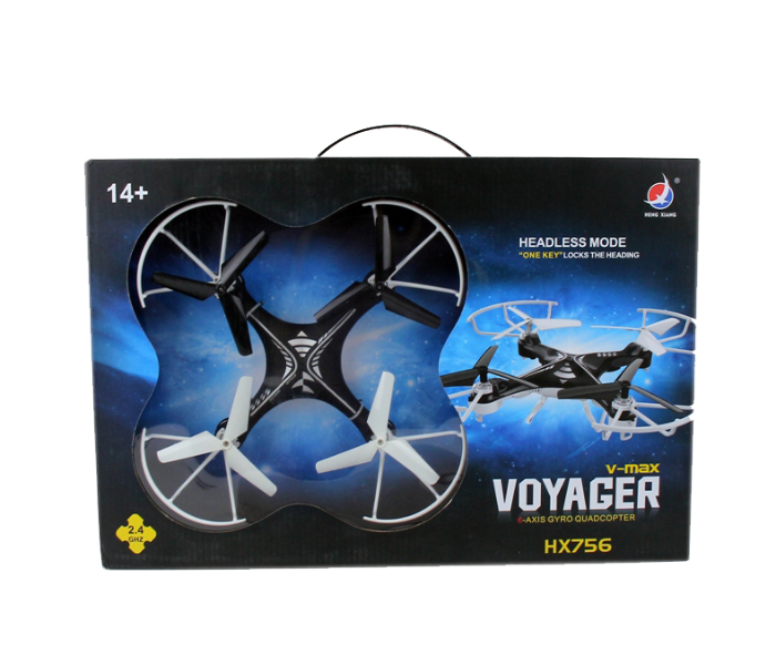 New Year Centre HX756 V-Max 6 Axis Quadcopter for Kids - Black - Zoom Image