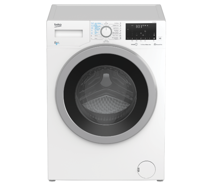 Beko HTV8636XS 8 kg Freestanding Washer Dryer - White - Zoom Image 1