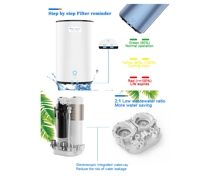 Marrath Smart Water Purifier - White - Zoom Image 2