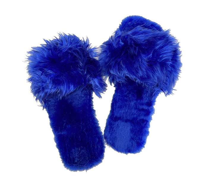 Casual LFO26 US 06 Daily Wear Soft Flat Home Slippers for Women - Blue - Zoom Image