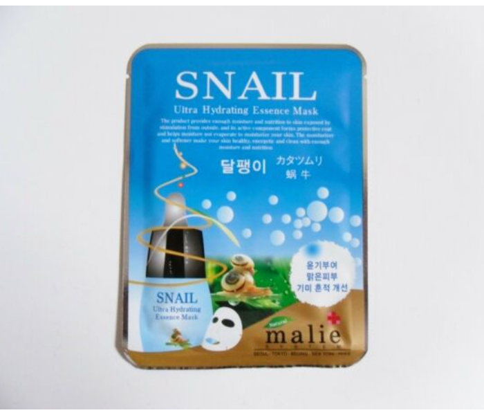 Malie Snail Ultra Hydrating Essence Face Sheet Mask - Zoom Image 1