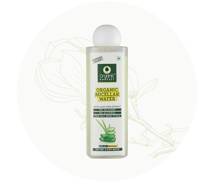 Organic Harvest 200 ml Organic Micellar Water with Aloe Vera Extract - Zoom Image 1