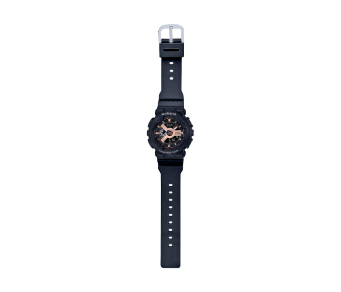 Casio Baby-G BA-110RG-1ADR Black Dial Analog-Digital Watch For Women - Black - Zoom Image 4