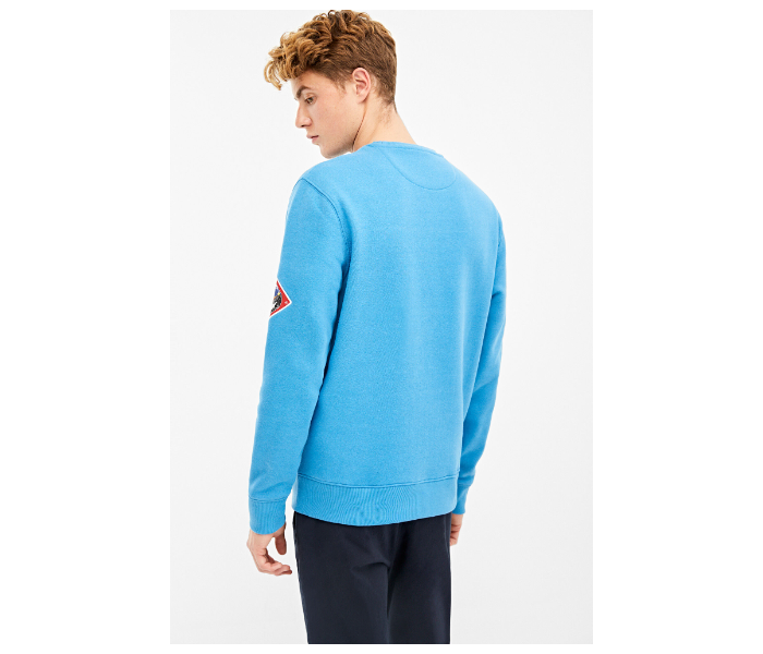 Springfield 009628884 Medium Sweatshirt for Men - Blue - Zoom Image 3