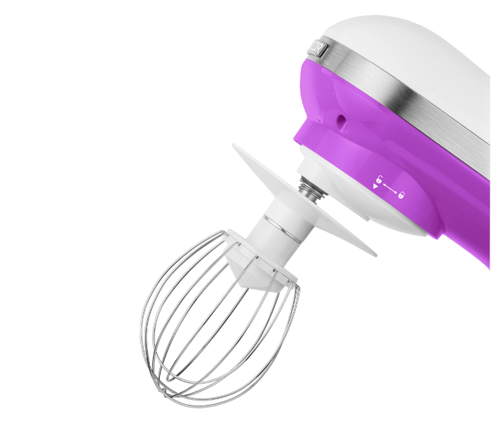 Sencor STM 3625VT 600W 4 Litre Stand Mixer - Purple and Silver - Zoom Image 6