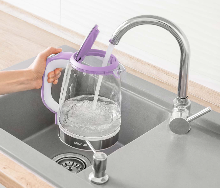 Sencor SWK 2195VT 2200W 2 Litre Glass Kettle - Violet - Zoom Image 9