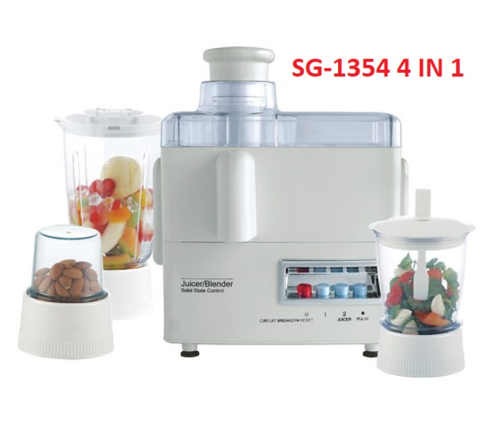 Stargold SG-1354 4 in 1 Blender Machine - White - Zoom Image