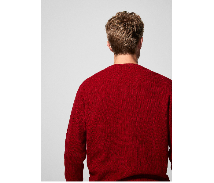 Springfield 003425860 XXL Basic Winter Knitwear for Men - Red - Zoom Image 4