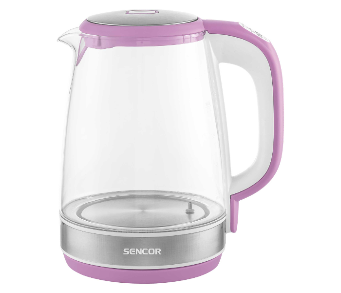 Sencor SWK 2198RS 2200W 2 Litre Glass Kettle - Pink - Zoom Image 1