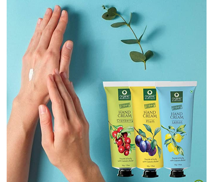 Organic Harvest 50 gm Certified Organic Nourishing and Sanitizing Hand Cream Combo - Zoom Image 2