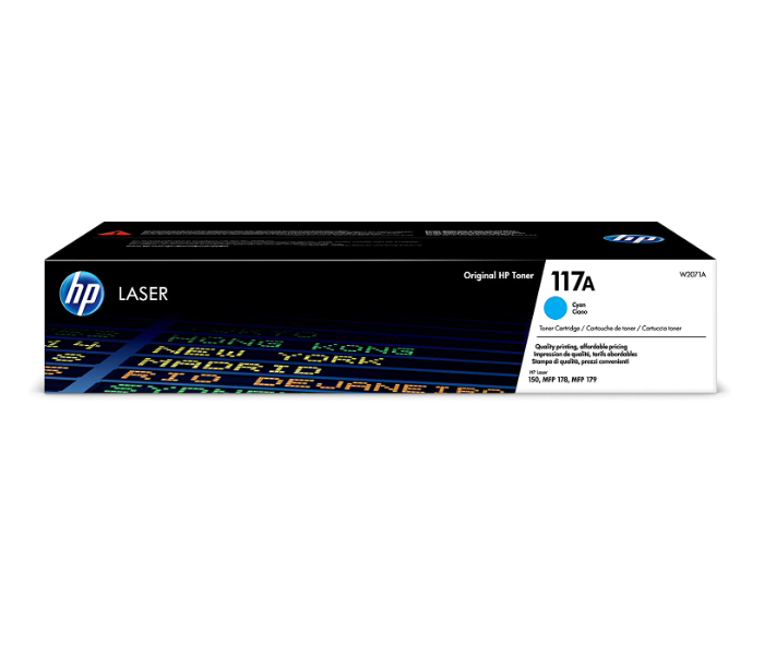 HP W2071A 117A Original Laser Toner Cartridge - Cyan - Zoom Image