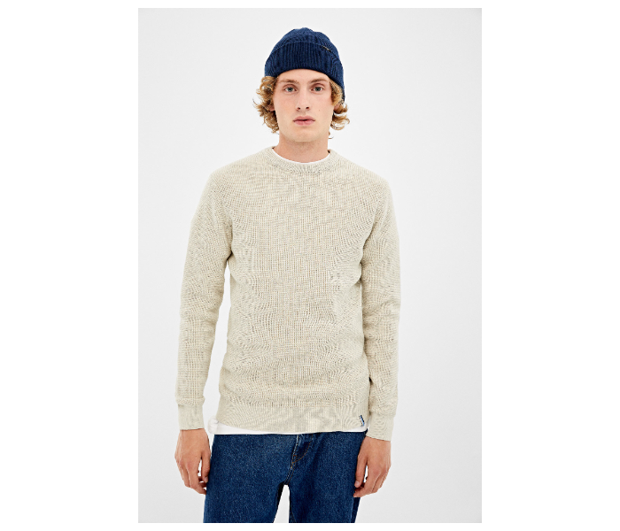 Springfield 003668441 XXL Basic Winter Knitwear for Men - Light Grey - Zoom Image 1