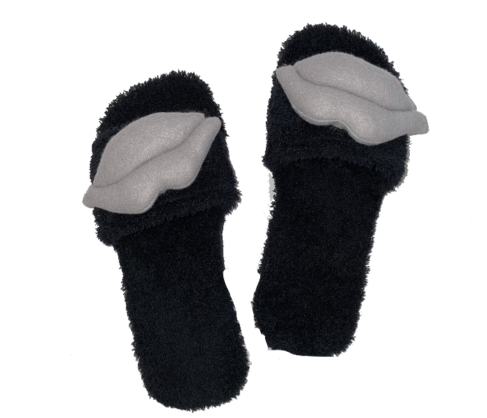 Casual LFO36 US 10 Daily Wear Soft Flat Home Slippers for Women - Black - Zoom Image