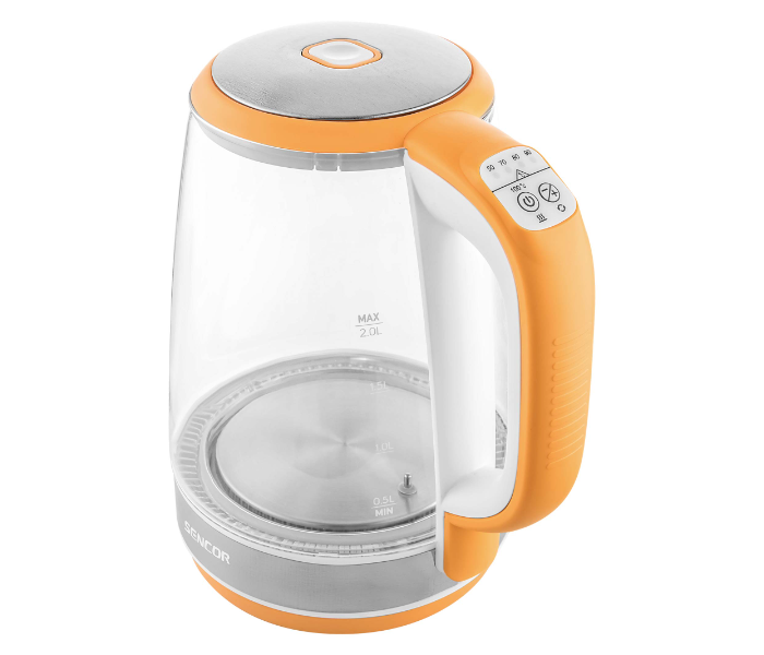 Sencor SWK 2193OR 2200W 2 Litre Glass Kettle - Orange - Zoom Image 3