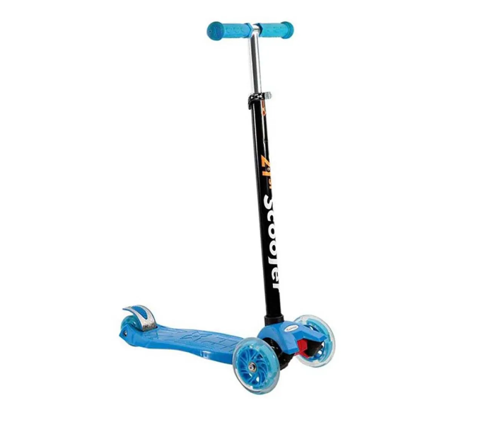 Cool Baby Adjustable Handle Kick Scooter for Kids - Blue and Black - Zoom Image 1