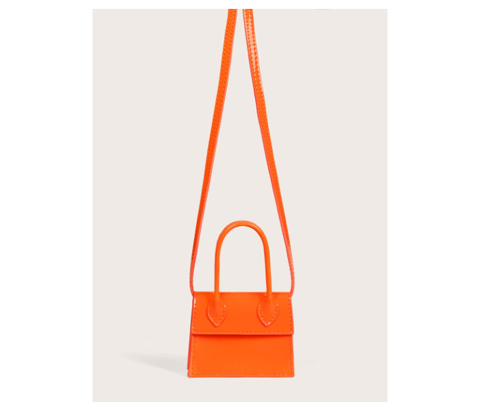 VW Trendz swbag18200521645 Mini Neon Orange Satchel Bag - Orange - Zoom Image 2