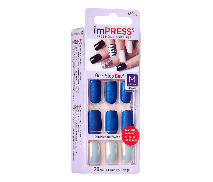 Kiss KSS107COS00087 Broadway Impress Accent Nails Call It Off - Blue - Zoom Image 3