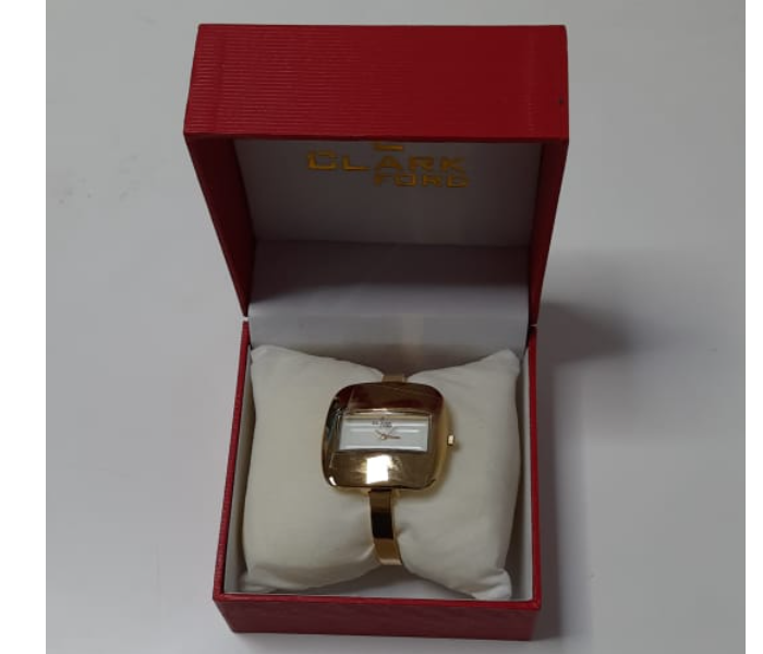 Clark Ford CW81079L Tempt Metal Analog Watch for Women - Gold - Zoom Image