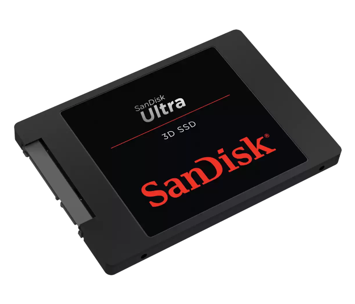 SanDisk SDSSSDH3-2TOO-G25 2TB Ultra 3D SSD - Black - Zoom Image 3