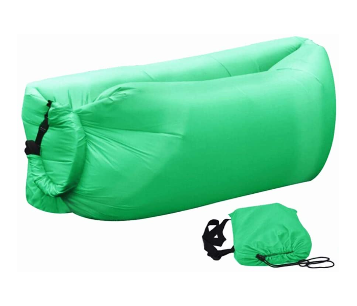 Outdoor Hangout Fast Inflatable Sleeping Bed Sofa - Green - Zoom Image 1